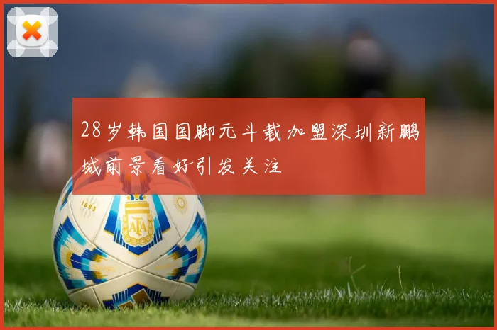 28岁韩国国脚元斗载加盟深圳新鹏城前景看好引发关注